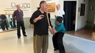 Arts martiaux internes - Passerelle martiale - Tui Shou - Élément-clé du processus de manœuvre 1