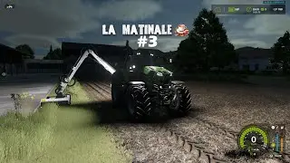 Farming simulator 25 I La matinale #3 I Épareuse