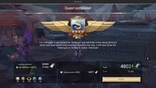 Skyforge -  Destroyer Adventure in a Group with All Divine Form Challenge | Flagship with Score 