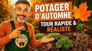 PETIT TOUR de mon POTAGER d&rsquo;AUTOMNE&hellip; pas tr&egrave;s joyeux 😅