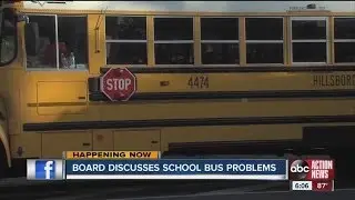 Board discusses school bus problems