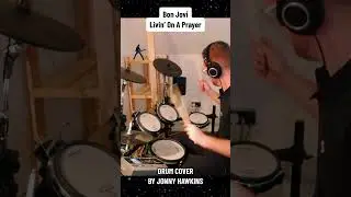 Greatest ROCK song ever ? #drums #drummer #drumcover #rock #rockdrummer #bonjovi #livinonaprayer