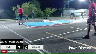 Khalil vs Nathaniel: Game 2 - Wildey Independence Road Tennis Tournament 