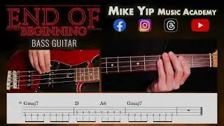 End of Beginning &ndash; Bass Play-Through | Mike Yip Music Academy