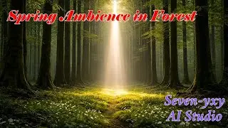 Spring Ambience in Forest ✨️ Ambience for Sleep Study & Meditation Background #ambientmusic