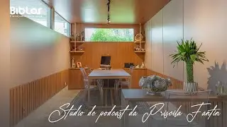 Studio de podcast  da Priscila Fantin