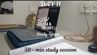 DAY 11/365: 1-Hour Pomodoro Study Session (50/10) | Rain Sounds | 365 Days of Focus