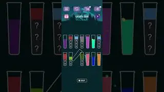 Level 590 Solution. Water sort puzzle. (Guru puzzle games)