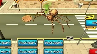 Best Animal Games - Spider Simulator: Amazing City Android Gameplay