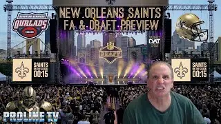 NFL Free Agency & NFL Draft Previews - New Orleans Saints