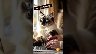 Productivity Never heard of her 😹💻#FunnyCats #DailyCatDose #PetLovers #CatMemes #CatVideos