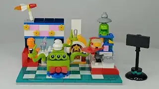 Lego 40687 Alien Space Diner Speed Build Review ASMR