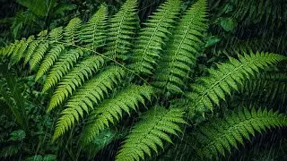 Fall Asleep with 10-Hour Tropical Rainforest Ambience 🌧️ Rain Sounds for Sleep & Relaxation