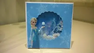 TUTORIAL INVITO FROZEN - HOW TO MAKE FROZEN INVITATION