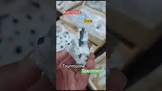 Black tourmaline specimen #naturalgems #gemstone #foryou #specimens
