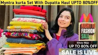 Myntra haul / Myntra kurta set haul/ Myntra Sale Haul UPTO 80%OFF/ Myntra Haul Latest #myntra 