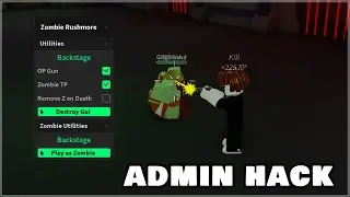 How to get Admin Hacks on Zombie Rush Roblox | December 2020