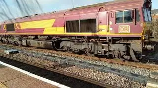 66111 DB Westbury to Cricklewood stone freight 14th February 2023