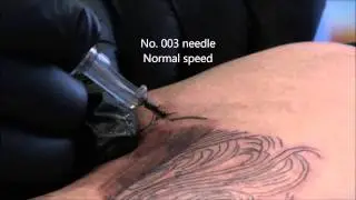 Tattoo in super slow motion at 2000 frames per second