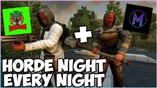 HORDE NIGHT EVERY NIGHT with @GamingAzmo - 7 Days To Die Alpha 19 (Gameplay) #2 - Trader Time!!!