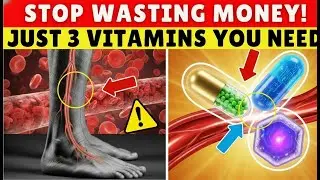 The ONLY 3 Vitamins You Need for Better Leg Circulation | Senior Health Tips