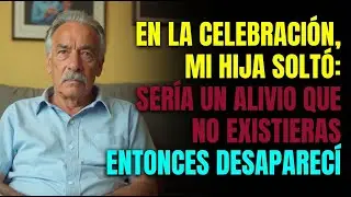En la fiesta, mi hija dijo “Sería un alivio que no existieras” — así que me fui