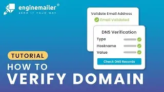 How to Verify Your Domain in Enginemailer - Deliverability Guide 2025