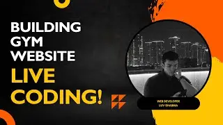 Building a Gym Website from Scratch (Live Coding with Next.js + TailwindCSS)