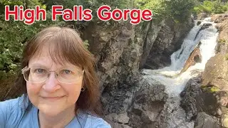 High Falls Gorge Waterfalls Hike in Adirondack Mountains