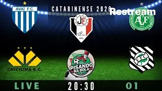 LIVE #01 CATARINENSE 2026! O RETORNO DO FUTEBOL EM SANTA CATARINA