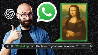 ChatGPT dentro Whatsapp ora pu&ograve; creare IMMAGINI