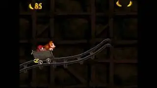 Donkey Kong Country 2-2 Mine Cart Carnage