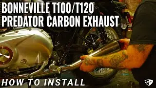 How to Install Predator Carbon Exhaust on Bonneville T100/T120