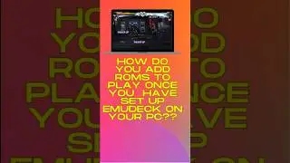 How do you add Roms to an Emudeck Pc Install??? #gaming#emudeck#pcretrogaming