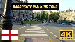 Harrogate: Englands happiest town walking tour with captions (4K UHD)