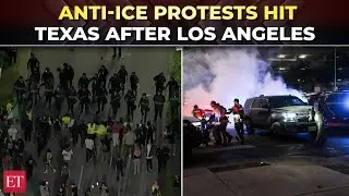 Anti-immigration protests turn violent in Texas after LA; Major chaos erupts, protesters&nbsp;arrested