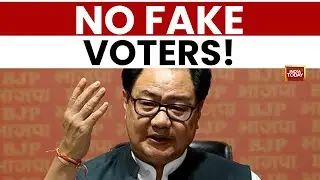 Kiren Rijiju Praises SIR Phase 2: Clean Voter Lists for Fair Elections | India Today News