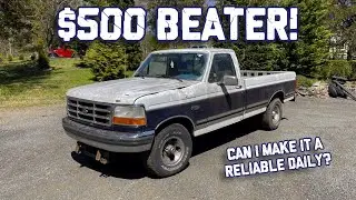 Can I Turn This CHEAP Plow Truck into a RELIABLE DAILY DRIVER?