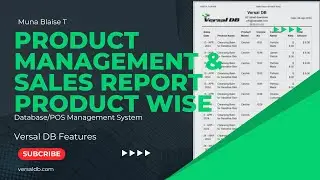 Product Management and Sales Report Product Wise | Best Business Tool