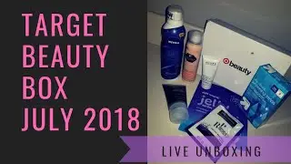 TARGET BEAUTY BOX | Live Unboxing | Review *July 2018*
