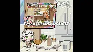 TUTORIAL PACK BERBAYAR GRATIS* || NATURAL CHIC KITCHEN ||#tutorial #free #furniture #kitchen #fyp