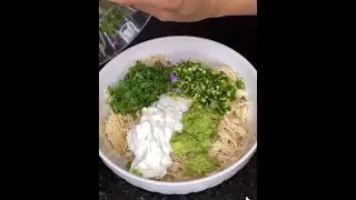 &ldquo;Healthy&rdquo; chicken salad with Greek yogurt and avocado instead of mayo 😋