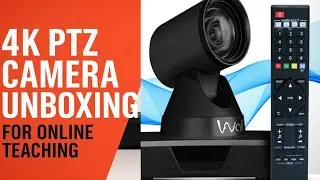 AiWAF 4K PTZ Camera Unboxing | Best PTZ Camera for Online Teaching