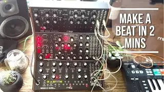 2 Minute Tutorial: How to make a beat on the mother 32 and DFAM in under 2 mins!