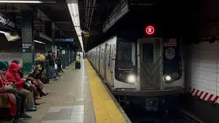R46, R68, & R160 D/N/R Trains at Atlantic-Barclays via 4 Av Exp