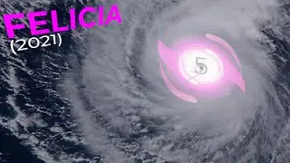 The Track of Hurricane Felicia (2021)