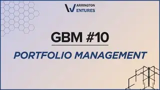 GBM #10 - Portfolio Management