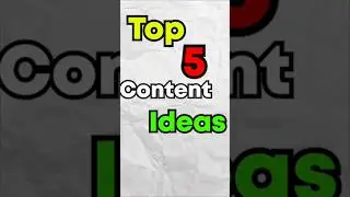 Top 5 Content Ideas For Minecraft YouTuber || #shorts #viral #content #viraltopics