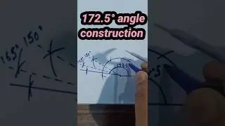 172.5 &deg; angle construction #shorts #shortvideo #shortsfeed #viral #trending #video