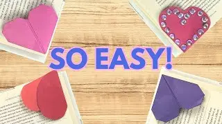 These Heart Bookmarks Are So Easy&hellip; I Made Two! Crafting Unscripted with KatherineLearnsStuff